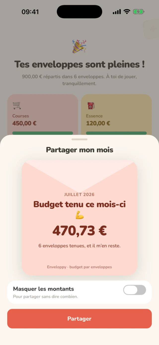 Ta carte de fierté dans Enveloppy